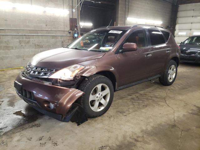 NISSAN MURANO SL 2004 with VIN JN8AZ08TX4W218544 - Photo from auction