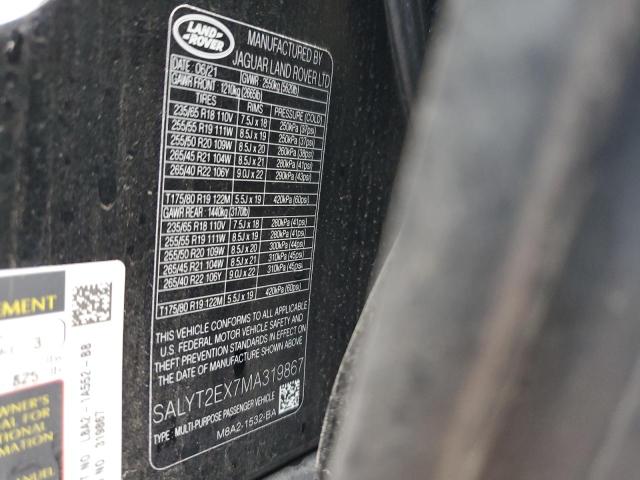 Zdjęcie 14 z aukcji – 2021 LAND ROVER RANGE ROVE z VIN SALYT2EX7MA319867