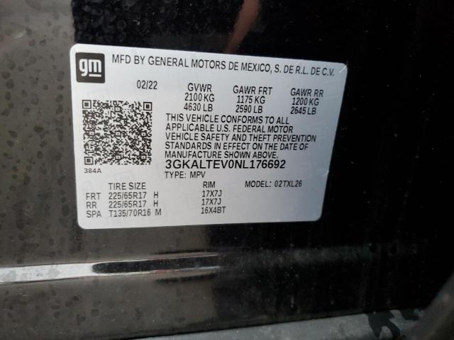 Photo 14 from auction – 2022 GMC TERRAIN SL with VIN 3GKALTEV0NL176692