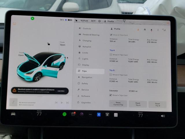 Foto 9 de la subasta – 2021 TESLA MODEL Y con VIN 5YJYGDEE8MF061226
