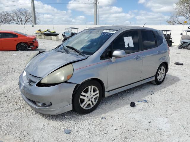 HONDA FIT S 2007 with VIN JHMGD38607S059589 - Photo from auction