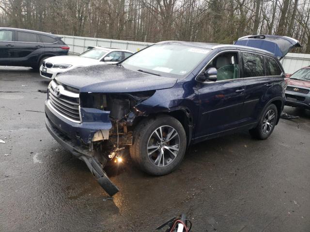 TOYOTA HIGHLANDER 2016 with VIN 5TDJKRFH3GS347376 - Photo from auction
