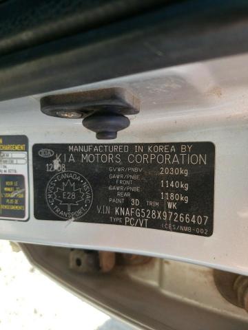 Photo 14 from auction – 2009 KIA RONDO BASE with VIN KNAFG528X97266407