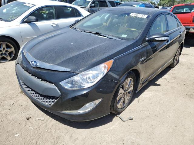 HYUNDAI SONATA HYB 2014 with VIN KMHEC4A49EA106871 - Photo from auction