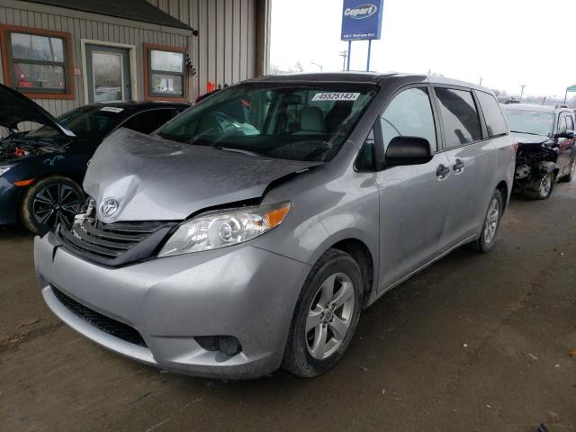 TOYOTA SIENNA 2017 with VIN 5TDZZ3DC6HS845575 - Photo from auction