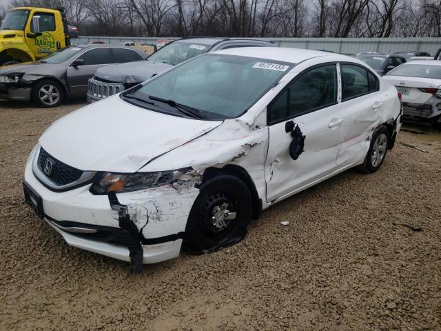HONDA CIVIC LX 2015 with VIN 19XFB2F56FE059296 - Photo from auction