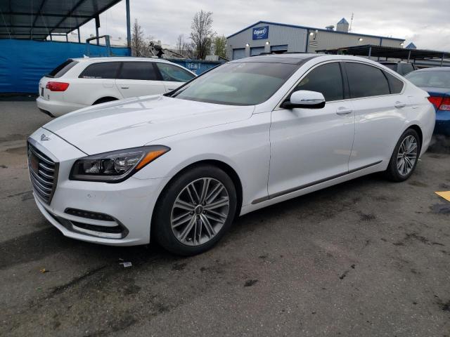 GENESIS G80 BASE 2018 with VIN KMHGN4JE0JU238597 - Photo from auction
