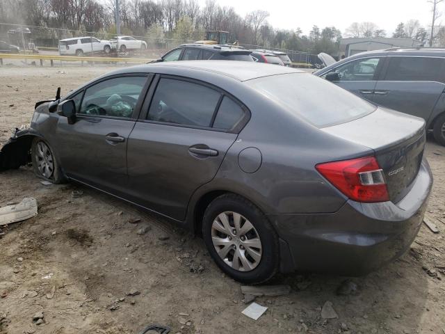 Photo 2 from auction – 2012 HONDA CIVIC LX with VIN 19XFB2F5XCE358575