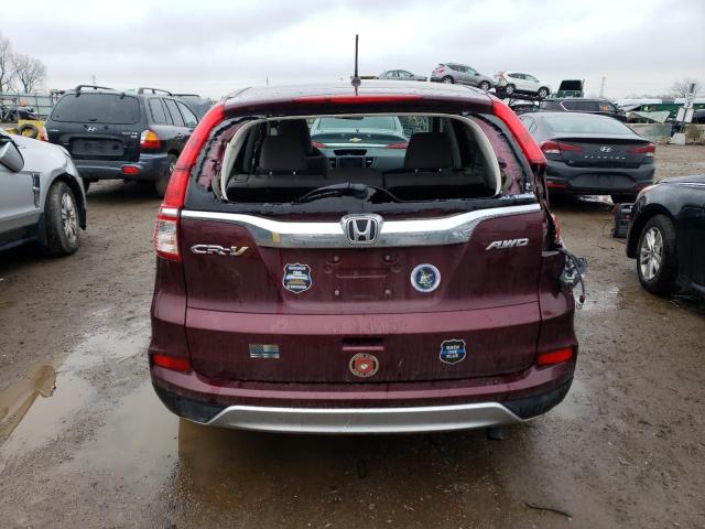 Photo 6 from auction – 2016 HONDA CR-V EX with VIN 5J6RM4H59GL046657