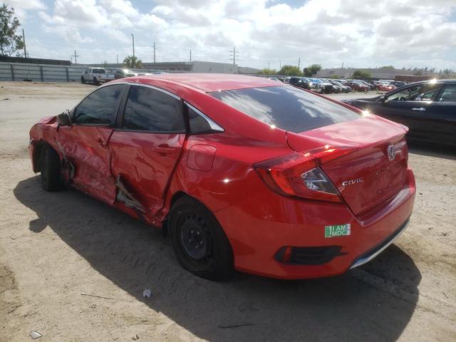 Photo 2 from auction – 2019 HONDA CIVIC LX with VIN 2HGFC2F6XKH556535