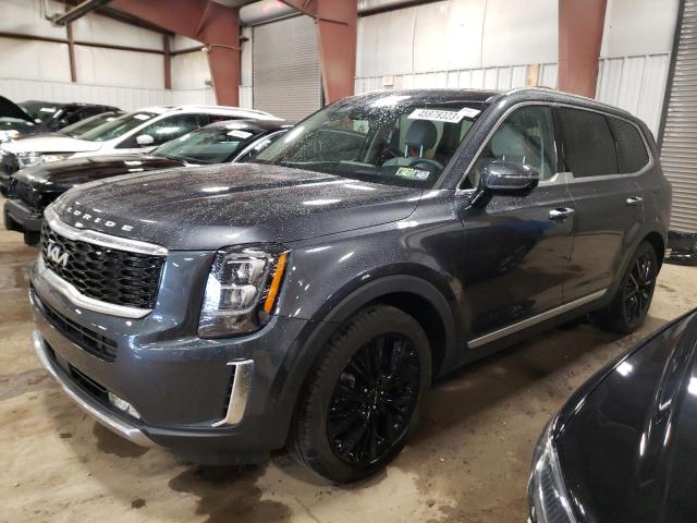 KIA TELLURIDE 2022 with VIN 5XYP54HC2NG201048 - Photo from auction