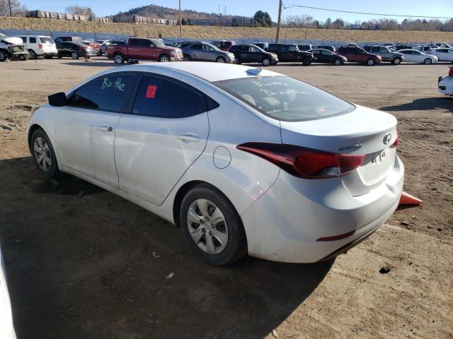 Photo 2 from auction – 2016 HYUNDAI ELANTRA SE with VIN 5NPDH4AE8GH739318