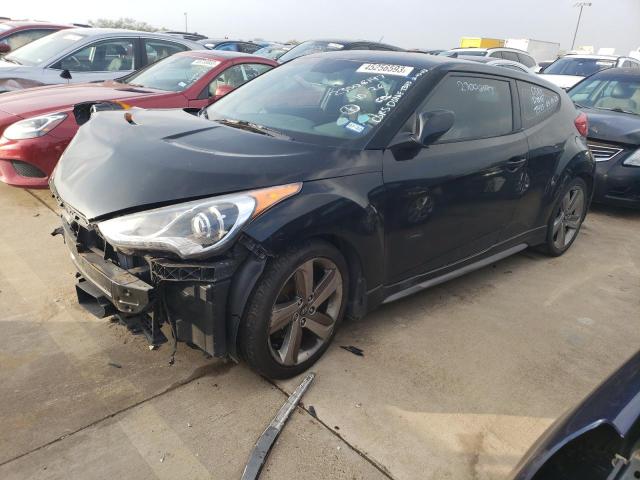 HYUNDAI VELOSTER T 2014 with VIN KMHTC6AE0EU185597 - Photo from auction