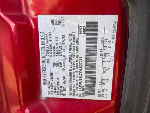 Photo 10 from auction – 1998 FORD EXPEDITION with VIN 1FMPU18L7WLB27211