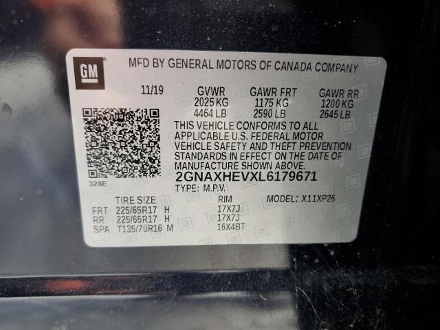 Photo 14 from auction – 2020 CHEVROLET EQUINOX LS with VIN 2GNAXHEVXL6179671