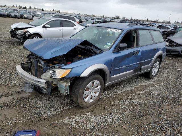 SUBARU OUTBACK 2008 with VIN 4S4BP60C087312724 - Photo from auction