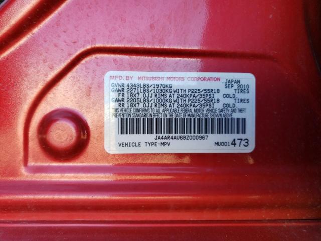 Photo 14 from auction – 2011 MITSUBISHI OUTLANDER with VIN JA4AR4AU6BZ000967