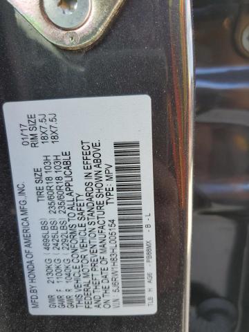 Photo 14 from auction – 2017 HONDA CR-V EXL with VIN 5J6RW1H83HL005154