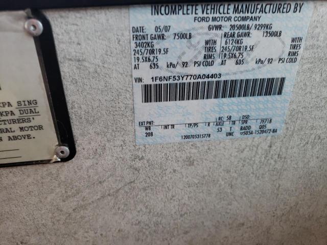 Photo 10 from auction – 2008 WINNEBAGO SUNSTAR with VIN 1F6NF53Y770A04403