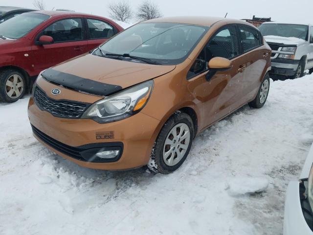 KIA RIO LX 2013 with VIN KNADM4A35D6100391 - Photo from auction