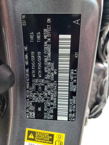 Photo 14 from auction – 2016 TOYOTA HIGHLANDER with VIN 5TDYKRFH5GS144374