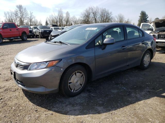 Photo 1 from auction – 2012 HONDA CIVIC HF with VIN 2HGFB2F6XCH332119