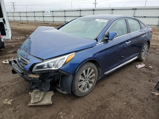 HYUNDAI SONATA SPO 2015 with VIN 5NPE34AF5FH143397 - Photo from auction