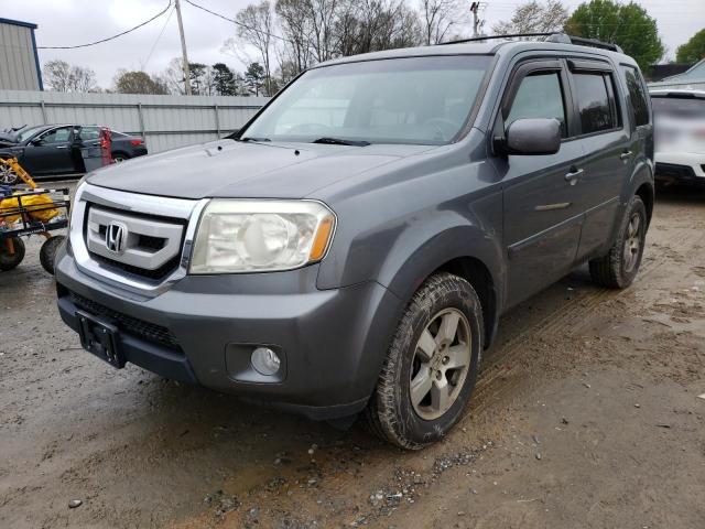HONDA PILOT EX 2011 with VIN 5FNYF4H40BB007552 - Photo from auction