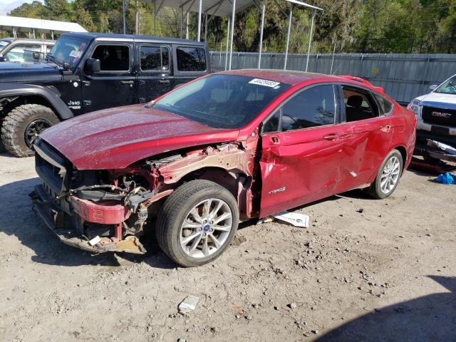 FORD FUSION SE 2017 with VIN 3FA6P0LU2HR258753 - Photo from auction