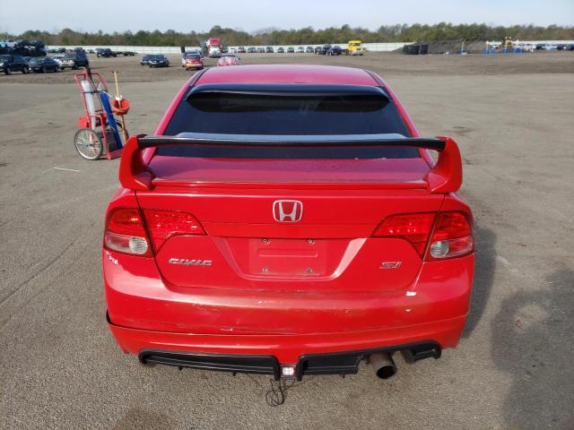 Photo 6 from auction – 2008 HONDA CIVIC SI with VIN 2HGFA55538H711144