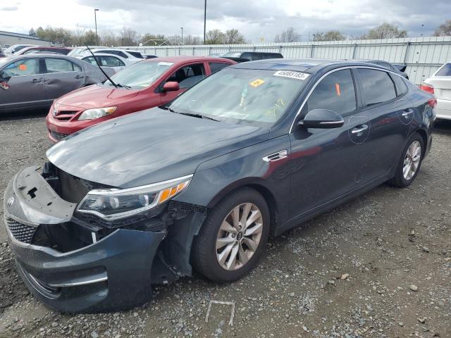 KIA OPTIMA EX 2016 with VIN 5XXGU4L31GG011954 - Photo from auction