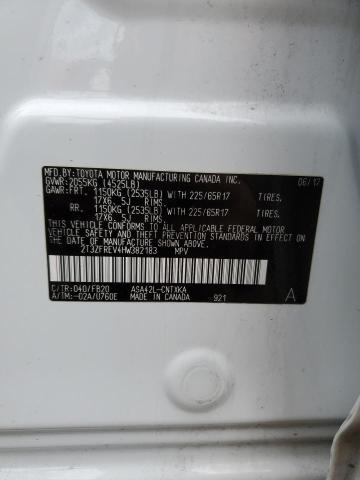 Photo 14 from auction – 2017 TOYOTA RAV4 LE with VIN 2T3ZFREV4HW382183