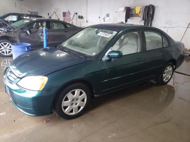 Photo 1 from auction – 2002 HONDA CIVIC EX with VIN 1HGES268X2L031526