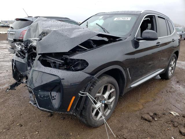 BMW X3 XDRIVE3 2022 with VIN 5UX53DP09N9M83483 - Photo from auction
