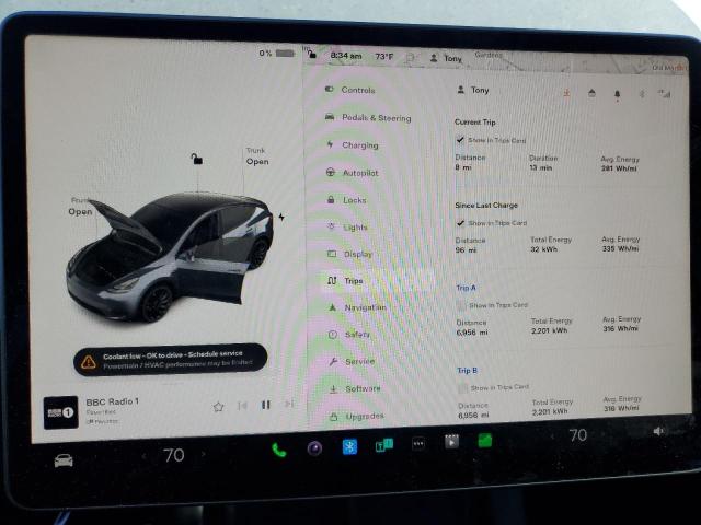 Photo 9 from auction – 2023 TESLA MODEL Y with VIN 7SAYGDEF2PF594107