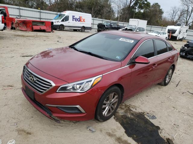 HYUNDAI SONATA SE 2016 with VIN 5NPE24AF4GH362405 - Photo from auction