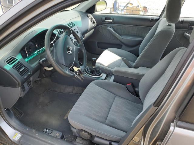 Photo 7 from auction – 2005 HONDA CIVIC LX with VIN 2HGES15615H613753