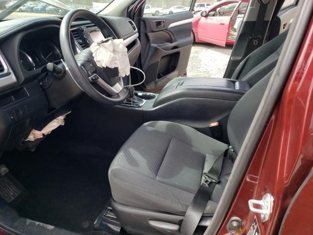 Photo 7 from auction – 2015 TOYOTA HIGHLANDER with VIN 5TDBKRFH7FS105791