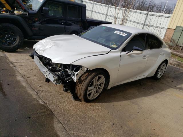 LEXUS IS 300 2022 with VIN JTHAA1D20N5122885 - Photo from auction