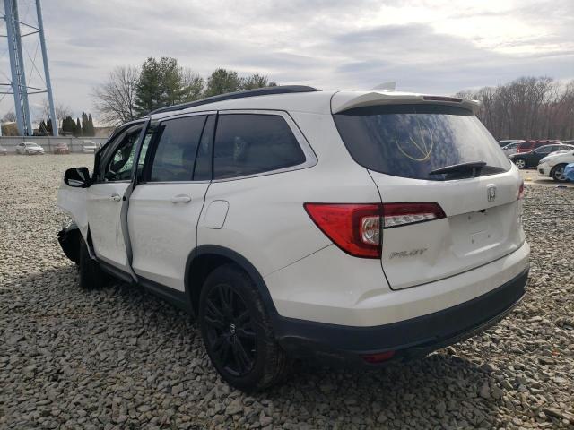 Photo 2 from auction – 2022 HONDA PILOT SE with VIN 5FNYF6H22NB028210