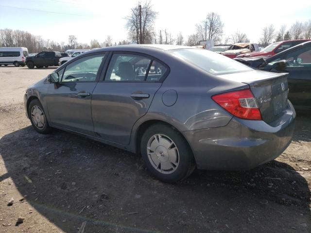 Photo 2 from auction – 2012 HONDA CIVIC HF with VIN 2HGFB2F6XCH332119