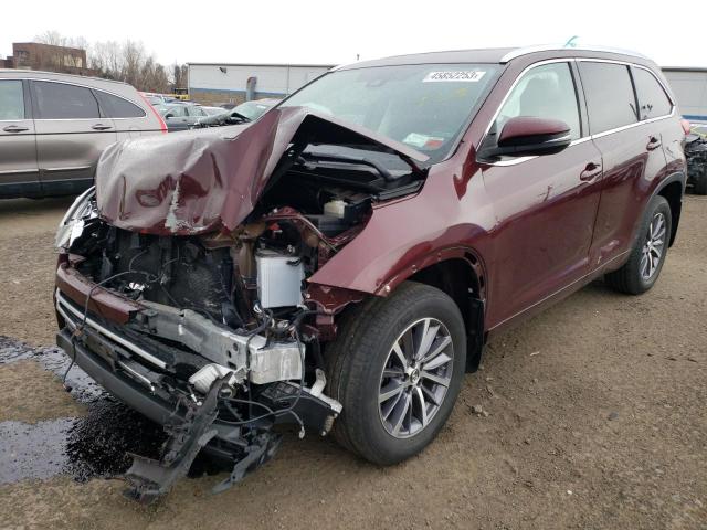 TOYOTA HIGHLANDER 2018 with VIN 5TDJZRFH4JS499153 - Photo from auction