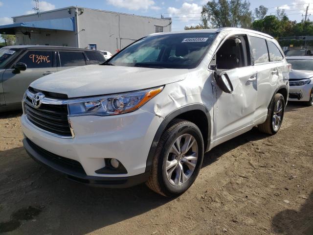 TOYOTA HIGHLANDER 2015 with VIN 5TDKKRFH8FS066094 - Photo from auction