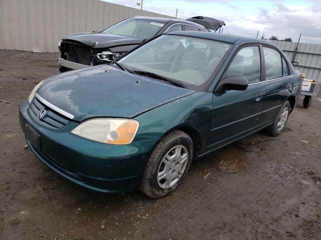 Photo 1 from auction – 2001 HONDA CIVIC LX with VIN 2HGES16511H510946