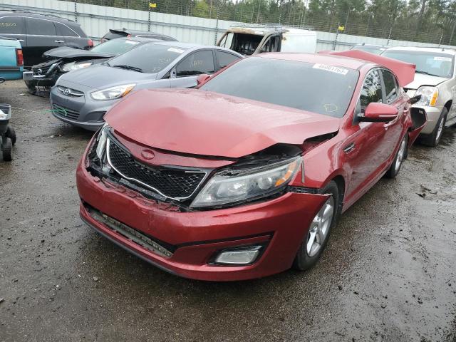 KIA OPTIMA LX 2014 with VIN 5XXGM4A7XEG299797 - Photo from auction