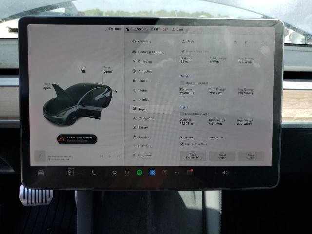 Photo 9 from auction – 2021 TESLA MODEL 3 with VIN 5YJ3E1EAXMF046528