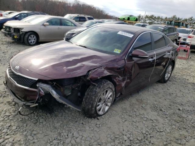 KIA OPTIMA LX 2016 with VIN 5XXGT4L31GG093882 - Photo from auction