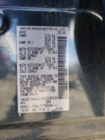 Photo 14 from auction – 2016 NISSAN ROGUE S with VIN 5N1AT2MN4GC855950