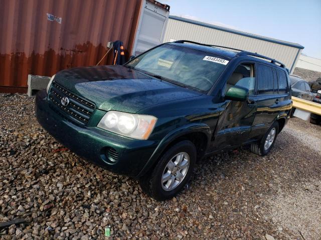 TOYOTA HIGHLANDER 2001 с VIN JTEGF21A610005748 - Фото с аукциона