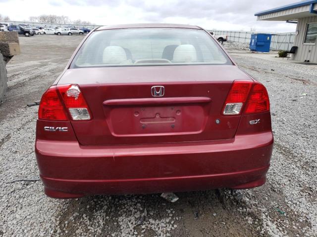 Photo 6 from auction – 2005 HONDA CIVIC EX with VIN 2HGES26825H531567